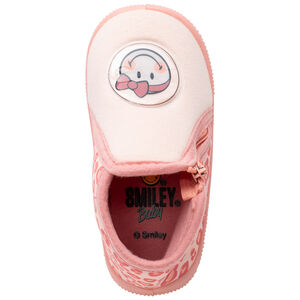 Chaussons bottillons imprimé léopard et badge Smiley 