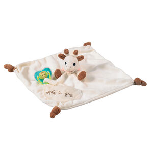 Peluche avec attache-sucette - Sophie la girafe  Main Peluche avec attache-sucette - Sophie la girafe