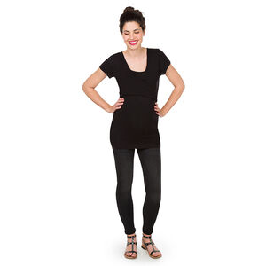 Pack de 2 camisetas de manga corta de embarazo y lactancia 