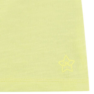 Juego de 3 camisetas de manga corta lisas en punto slub 