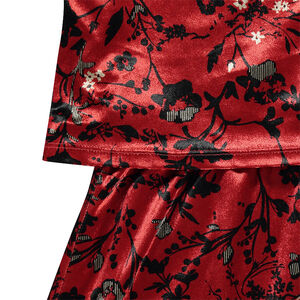Vestido 2-en-1 de terciopelo con estampado  Main Vestido 2-en-1 de terciopelo con estampado