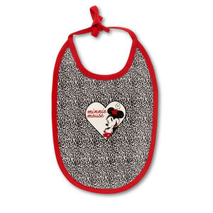 Lote de 2 baberos para anudar con impreso Minnie Disney 
