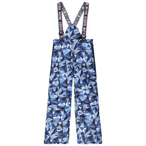 Júnior - Pantalón de esquí con estampado all over con tirantes desmontables 