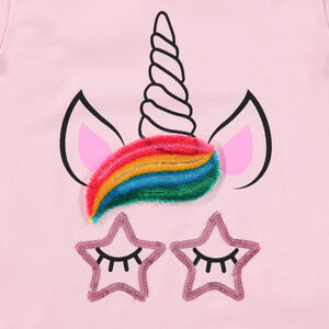 Camiseta de manga corta de punto con dibujo de fantasía de relieve  Main Camiseta de manga corta de punto con dibujo de fantasía de relieve
