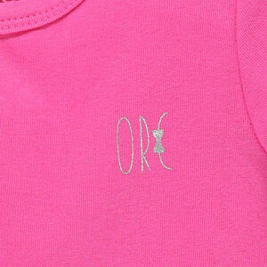 Lote de 3 bodies manga corta de color uniforme 