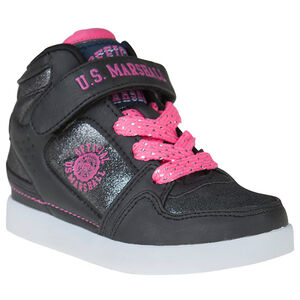 Zapatillas de deporte de caña alta US Marshall de color rosa 