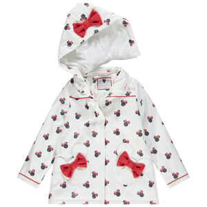 Parka en gomme doublée sherpa imprimée Minnie Disney pour enfant fille 
