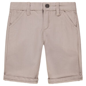 Bermudas de algodón de fantasía con bolsillos 