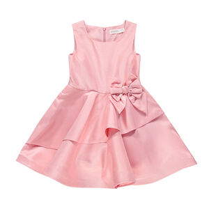 Vestido de gala de manga corta con lazo y volantes  Main Vestido de gala de manga corta con lazo y volantes