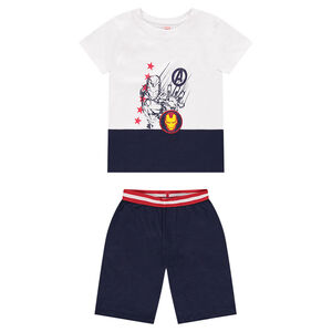 Pijama corto de punto con estampados de Iron Man ©Marvel 