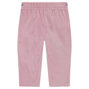 Pijama de terciopelo con pájaro estampado 