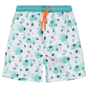 Pantalón corto de baño con palmas all over 