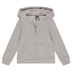 Chaqueta de felpa con capucha y bolsillos   Main Chaqueta de felpa con capucha y bolsillos
