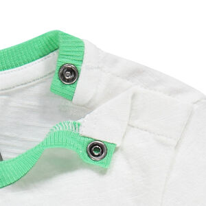 Camiseta de manga corta con frutas e inscripciones estampadas 