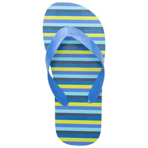 Sandalias de rayas multicolores para niño con tira según la edad 