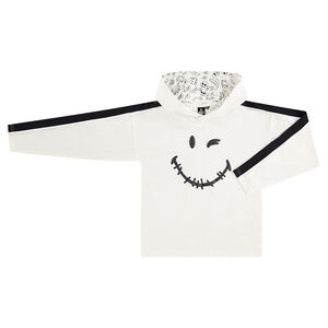 Júnior - Camiseta de manga larga con capucha y ©Smiley estampado 