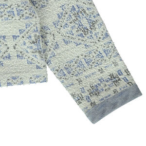 Junior - Veste courte en jacquard esprit ethnique 