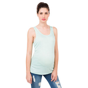 Camiseta de embarazo de slub liso 