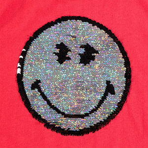 Júnior - Camiseta lisa sin mangas con ©Smiley de lentejuelas mágicas  Main Júnior - Camiseta lisa sin mangas con ©Smiley de lentejuelas mágicas