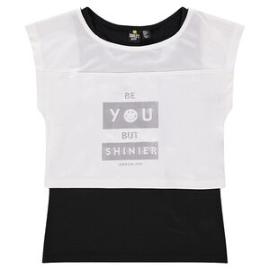 Júnior - Camiseta de manga corta efecto 2 en 1   Main Júnior - Camiseta de manga corta efecto 2 en 1