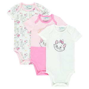Pack de 3 bodies Disney María con abertura adaptada según la edad. 