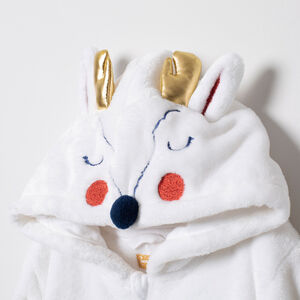 Surpijama de sherpa motivos renos con orejas en relieve  