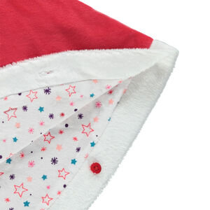 Capa de Navidad de terciopelo con capucha 