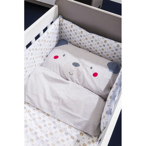 Funda nórdica y funda de almohada con ositos estampados 