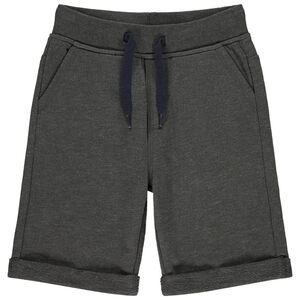 Bermudas de felpa jaspeada. 