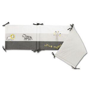 Protector de cuna de materia acolchada con impresos 