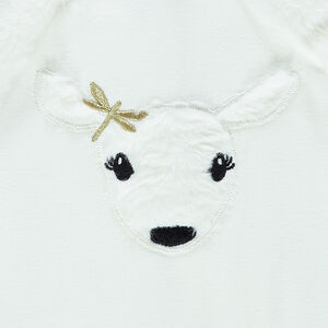 Chaqueta de felpa con estilo teddy son mangas de borreguillo 