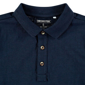 Polo manga larga liso de algodón bio 