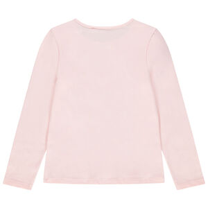 T-shirt manches longues en coton bio pour enfant fille 