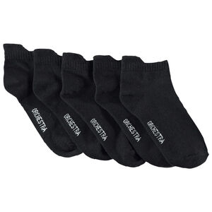 Pack de 5 pares de calcetines cortos lisos. 