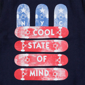 Jogging en molleton à skateboards imprimés 