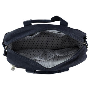 Bolsa para cambiador con efecto vaquero y forro con estrellas 