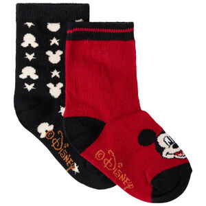 Pack de 2 pares de calcetines a juego motivo  Mickey Disney 