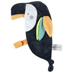 Doudou plat forme toucan 