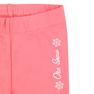 Legging de esquí de poliéster y elastano estampado 