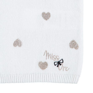 Chaqueta de punto con corazones brillantes de jacquard  Main Chaqueta de punto con corazones brillantes de jacquard