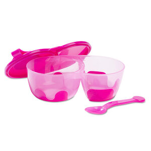 Conjunto para comer de paseo - Rosa 