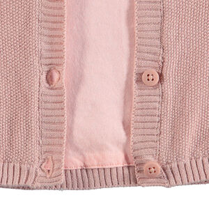 Gilet en maille doublé jersey avec nuage brodé  Main Gilet en maille doublé jersey avec nuage brodé