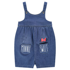 Peto corto vaquero con bolsillos y estampado de Minnie ©Disney 