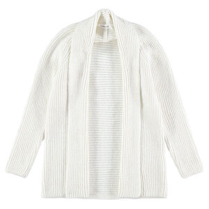 Júnior - Chaqueta de punto acanalado con cuello tipo chal  Main Júnior - Chaqueta de punto acanalado con cuello tipo chal