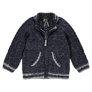 Chaleco de punto elástico con bolsillos 