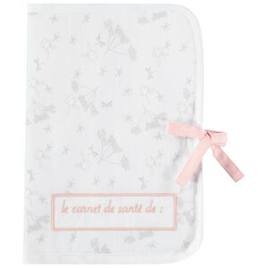Protector cartilla de salud estampado conejito all-over 