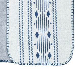 Junior - Cape poncho imprimé ethnique en jacquard feutré 