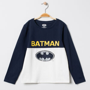 Camiseta de manga larga Batman de lentejuelas mágicas  