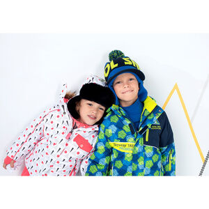 Gorro peruano de punto con forro de micropolar y pompón 