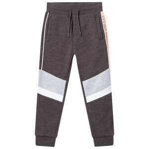 Pantalón de jogging de felpa con bandas 
